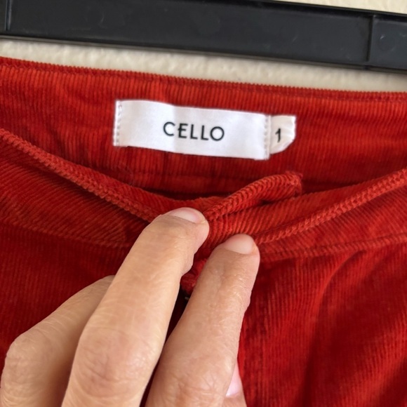 Cello Flared Women's Pants corduroy Size 1 - Picture 6 of 10